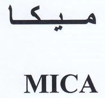 a MICA trademark logo