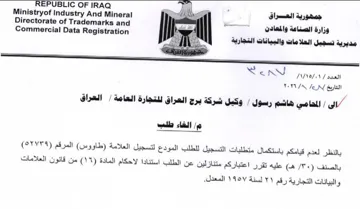 Directorate of Trademarks and Dice العلامات واميرانك النشر