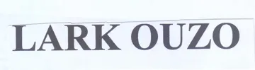 LARK OUZO trademark logo
