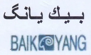 Say dis BAIKEQYANG trademark logo