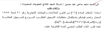 VAOV المعدل ولعدم قيامكم باستكمال متطلبات التس