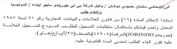 Gitta المعدل ولعدم قيامكم باستكمال متطلبات التس