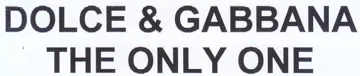 DOLCE & GABBANA THE ONLY ONE