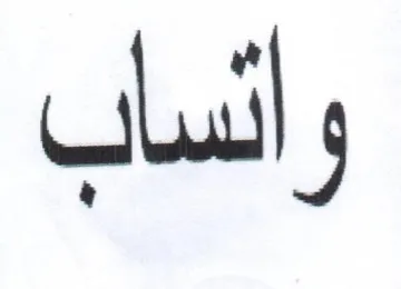 وانساب trademark logo