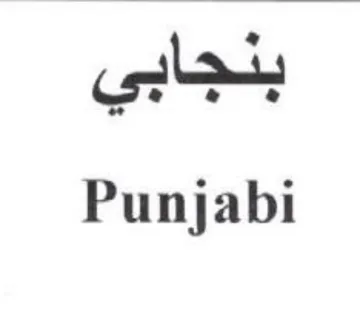 Punjabi بنجابي