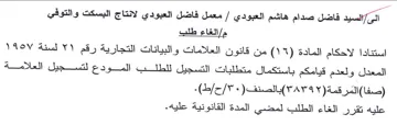معمل فاضل العبودي لانتاج البسكت والتوفي م