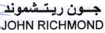 JOHN RICHMOND جون ريتشموند