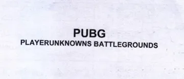 PUBG PLAYERUNKNOWNS BATTLEGROUNDS trademark logo