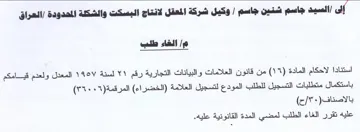 وكيل شركة المعقل لانقاج البسكت والشكلة ال