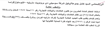 playin فرنسا مإشطب علامة استنادا لاحكام المادة ا