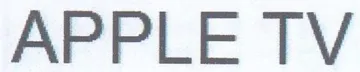 APPLE TV trademark logo