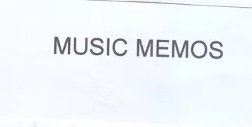 MUSIC MEMOS