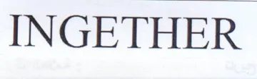 INGETHER trademark logo