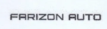 FARIZON AUTO trademark logo