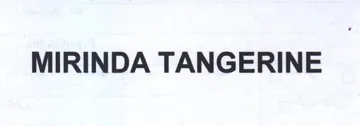 MIRINDA TANGERINE