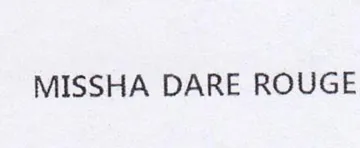 MISSHA DARE ROUGE