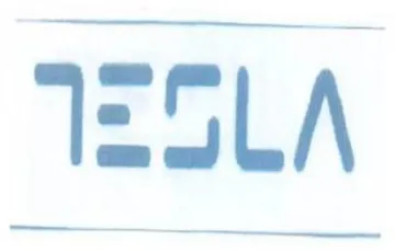 TESLA trademark logo