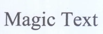 Magic Text