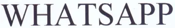WHATSAPP trademark logo