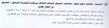 صاحب معمل الزاهر لانتاج مرطب البشرة السائ