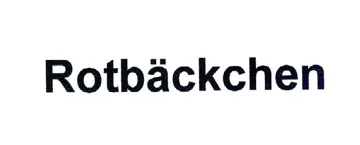 Rotbackchen