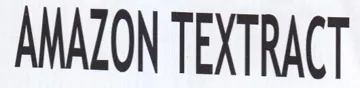 AMAZON TEXTRACT