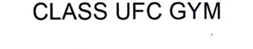 CLASS UFC GYM trademark logo