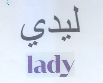 lady ليدى