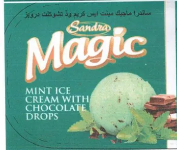 aqdi Pi MINT ICE oe eee CREAM WITH سد