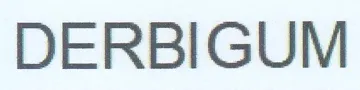DERBIGUM trademark logo