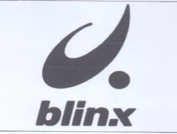 A blinx trademark logo