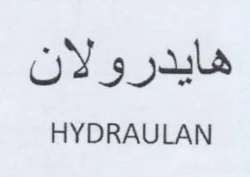 OY 9 pala HYDRAULAN trademark logo