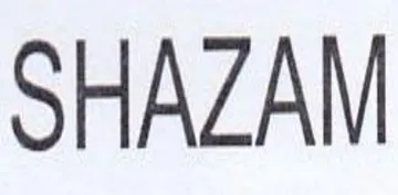 SHAZAM trademark logo