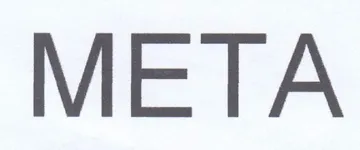 META trademark logo
