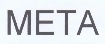META trademark logo