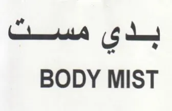 BODY MIST بدن مستت