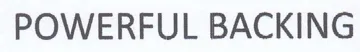 POWERFUL BACKING trademark logo
