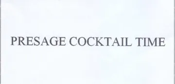 PRESAGE COCKTAIL TIME trademark logo