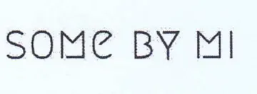 SOME BY MI trademark logo