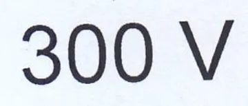 300 V trademark logo