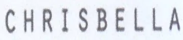 CHRISBELLA trademark logo