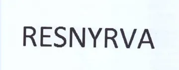 RESNYRVA trademark logo