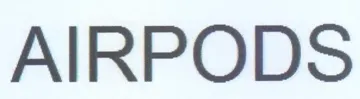 AIRPODS trademark logo