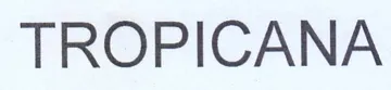TROPICANA trademark logo