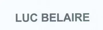 LUC BELAIRE trademark logo