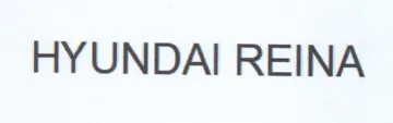 HYUNDAI REINA trademark logo