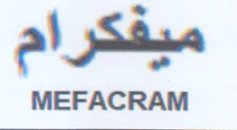 MEFACRAM ميفكراد trademark logo