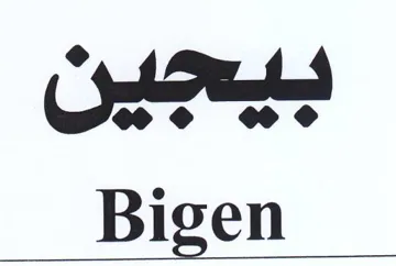 Bigen trademark logo