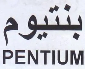 PENTIUM مى بندية