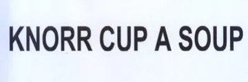 KNORR CUP A SOUP